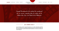Desktop Screenshot of concept-recrutement.fr
